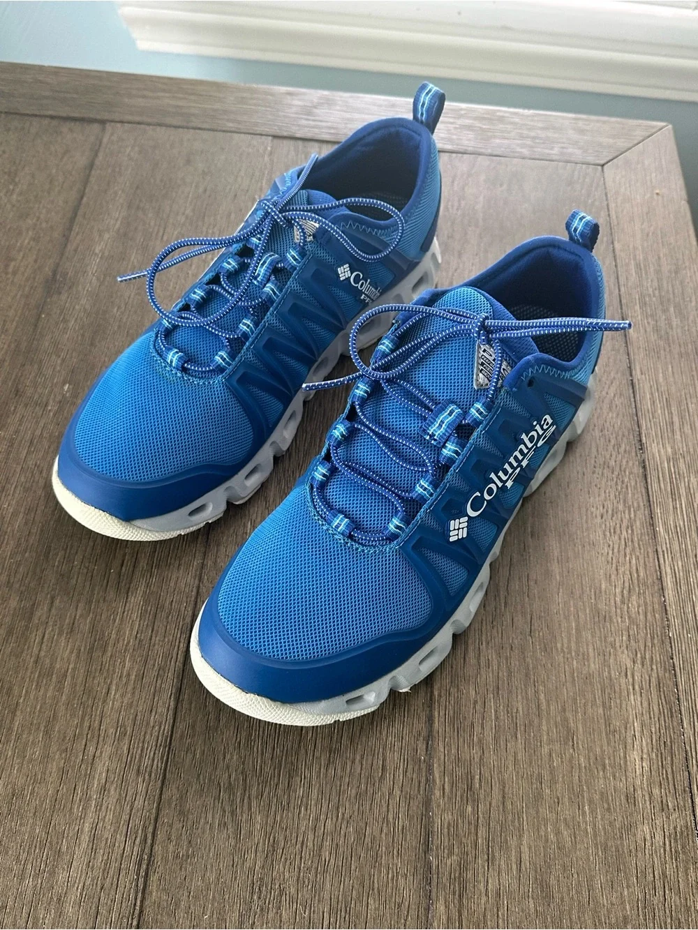 Columbia Megavent II PFG Boat Shoes Men’s Size 9 Blue Water Sneakers Fishing
